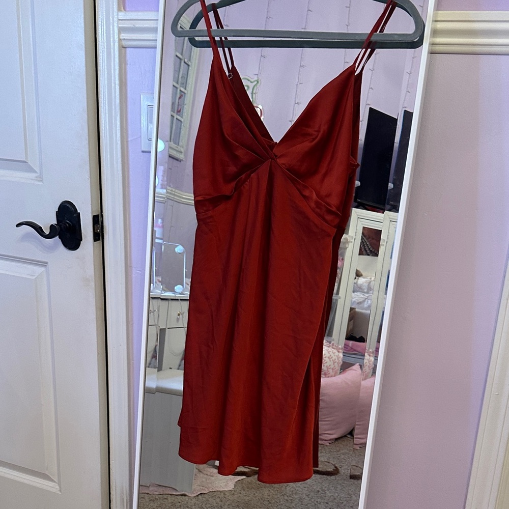 Forever 21 Burnt Orange/Red Dress